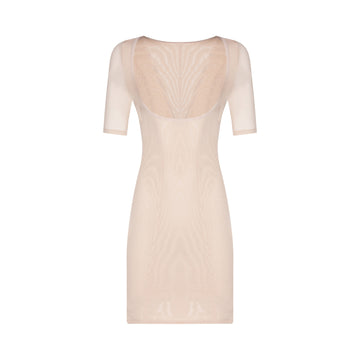 SW108 Powermesh Open Bust Short Sleeved Shaping Slip